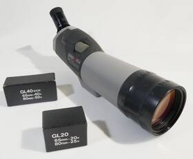 Vixen Ed65-a Geoma Spotting Scope 20x And 40xw Eyepieces 100% Made In Japan