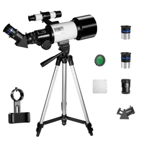 Ts70300 Wosports Telescope 70mm Aperture 300mm Refractor With Phone Adapter 3x Bar Ts70300 Wosports Telescope 70mm Aperture 300mm Refractor With Phone Adapter 3x Bar
