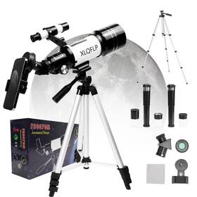Xlqflp Instrument-f30070m Telescope For Kids And Adults 70mm Aperture 300mm Telescopes Astronomy Beg