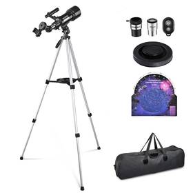 Yescom 01rtc001-40070-06 Professional 400x70mm Refractor Astronomical Telescope Tripod Adults Kids Gift