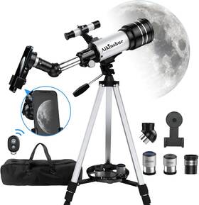 Yiwu Lingrui Optical Instrument Co. Ltd. 705353026324 Telescope 70mm Aperture 400mm -magnification 24-180x Astronomical Portable Refr