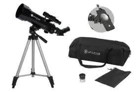 Zhumell 853555008423 70mm Portable Refractor Telescope - Coated Glass Optics Ideal F Zhumell 853555008423 70mm Portable Refractor Telescope - Coated Glass Optics Ideal F