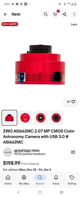 Zwo 1662 Mc Usb 3.o