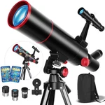 Hetekan Telescope For Kids & Adults High Powered, 80MM Aperture 500MM Astronomy New. Price: $123.27.