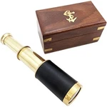 6" Handheld Brass Telescope With Wooden Storage Box - Functional Pirate Spyglass New. Price: $14.99.