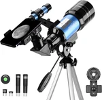 TELESCOPES,70MM Aperture 300MM Table Tripod, Astronomical For BEGINNERS,2 Eyepie New. Price: $87.99.