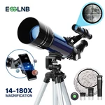 70MM Lens Telescope 180X With Adjustable Tripod Phone Adapter For Moon Watching New. Price: $59.90.