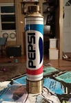 Vintage Selsi 30 40MM Brass Telescope, Pepsi Sticker On Pirate Spyglass Used. Price: $99.00.