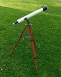 Neat Vintage Monolux Model 4352 Telescope With Wooden Legs & Box Japan Used. Price: $129.95.