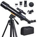 Telescope For Beginners & Kids: 70MM / 500MM Refractor (150X Hd), Portable Trave New. Price: $75.99.