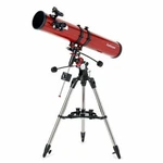 Amscope Reflector Eq Telescope 114MM Aperture 900MM Focal Length +red Dot Finder New. Price: $232.99.