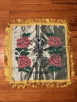 Vintage Army Mother Fort Hood Texas Roses Satin Pillow Case Wwii Military Used. Price: $31.50.