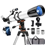 New Uonol Telescope For Adults High Powered 90MM Aperture 80090WHITE Open. Price: $159.98.