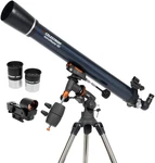 Astromaster 90EQ Refractor Manual Telescope For Beginners Fully-coated Opt New. Price: $652.99.