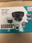 Everfocus ED730B 720TVL Indoor True Day/night Ir 3-AXIS Mini Dome Camera, 2.8-12 New. Price: $95.00.