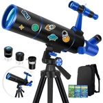 Hawkko Telescope For Adults & Kids Beginners, 80MM 80600, 80500-BLACKBLUE New. Price: $169.91.