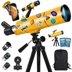 Telescope 80MM Aperture 500MM Refractor With Tripod Phone Adapter Backpack New. Price: $99.16.