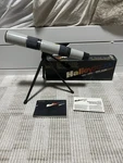 Halleyscope Zoom 2400 Telescope 8X-32X Power Complete Set With Stand Open. Price: $24.99.