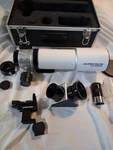 Astrotech AT70ED Telescope With Reflex Finder, 2" Diagonal, Eyepiece & Hard Case Used. Price: $429.00.
