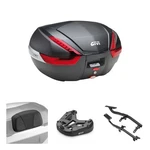 Givi V47NN Top Case Kit Carbon Look Red Cf Moto 800 Mt Explore 2022-2025 New. Price: $364.92.