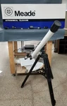 Meade 04018-#285 60MM Equatorial Refracting Telescope Box On Tripod Used. Price: $99.99.