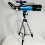 Aomekie 40070 Refractor Telescope 70MM Aperture 400MM W/ Tripod & K25MM Lens Used. Price: $22.80.