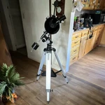 Orion Spaceprobe 130ST Reflector Telescope 5.1" Equatorial Mount Used. Price: $200.00.