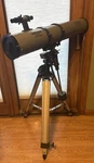 Vntg Meade 114EQ-DH4 4.5" 114MM Telescope W/starfinder Digital Locator + Access Used. Price: $299.99.