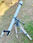 Vintage Monolux 4380 D=60MM F=910MM Astronomical Telescope Mount & Wooden Tripod Used. Price: $146.69.