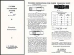 Fecker C1939 Rifle Telescope Manual. Price: $7.44.
