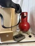 Vintage Sears Space Telescope Model 254.44101 Red Ball Astronomical Kit Used. Price: $220.00.