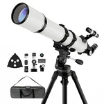 Nacatin Astronomy Telescope For Adults & Beginners, 90MM Aperture 800MM Fetal... New. Price: $165.02.