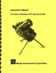 Meade ETX-90RA Non-computerized Ra-tracking Only Telescope Instruction Manual Brand. Price: $16.95.
