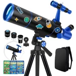 Hawkko Telescope For Adults & Kids Beginners, 80MM 80600, 80500-BLACKBLUE New. Price: $162.87.