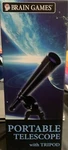 New Brain Games Telescope With Tripod 15X Magnification Durable Construction. Price: $15.00.