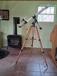 1969 Tasco 7TE-5 Telescope With Rare Clock Drive In Very Nice Condition Used. Price: $395.00.