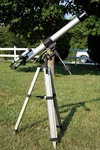 Sears Model No. 6305-A 450 Power 60MM Equatorial Refractor Telescope Used. Price: $250.00.
