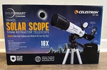 Celestron 22060 Eclipsmart Solar Safe Travel Telescope 50MM With Backpack Open. Price: $75.00.