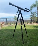 Tasco 302675 D= 60MM, F=900MM Refractor Telescope Used. Price: $79.99.