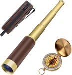 Retro Pirate Telescope Zoomable 25X30 Spyglass Portable Collapsible Handheld New. Price: $34.99.