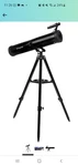 New Polaroid 175X/262X/525X Reflector Telescope With Tripod Open. Price: $75.00.