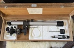 Vintage Equatorial Refractor Telescope Made Japan For Sears Used. Price: $100.00.