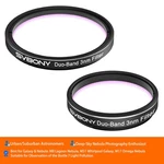 Svbony SV220 Telescope Filter H-alpha & Oiii 3NM Dual-band For M8 M51 M17 New. Price: $129.99.