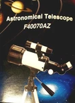 Beginner Astronomical Telescope F40070AZ W/tripod & Case. New!. Price: $58.99.