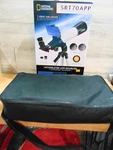 New National Geographic SRT70APP 70MM Refractor Telescope With Astronomy Iob. Price: $45.00.