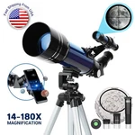 Astronomical Telescope 70MM Lens With Tripod Phone Adapter For Kid Beginner Gift New. Price: $56.90.
