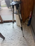 Celestron Adjustable Tripod Telescope Mount Silver/black Used. Price: $90.00.