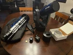 Meade ETX-80 Goto Telescope Kit Autostar Backpack Tripod Solar Filter Extras Used. Price: $200.00.