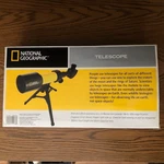 National Geographic Telescope For Kids 18X To 180X Magnification With Box Used. Price: $30.00.