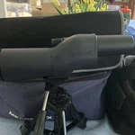 Meade 45X Straight Zoom Spotting Scope W/ Tripod & Carry Case Black Used. Price: $60.00.
